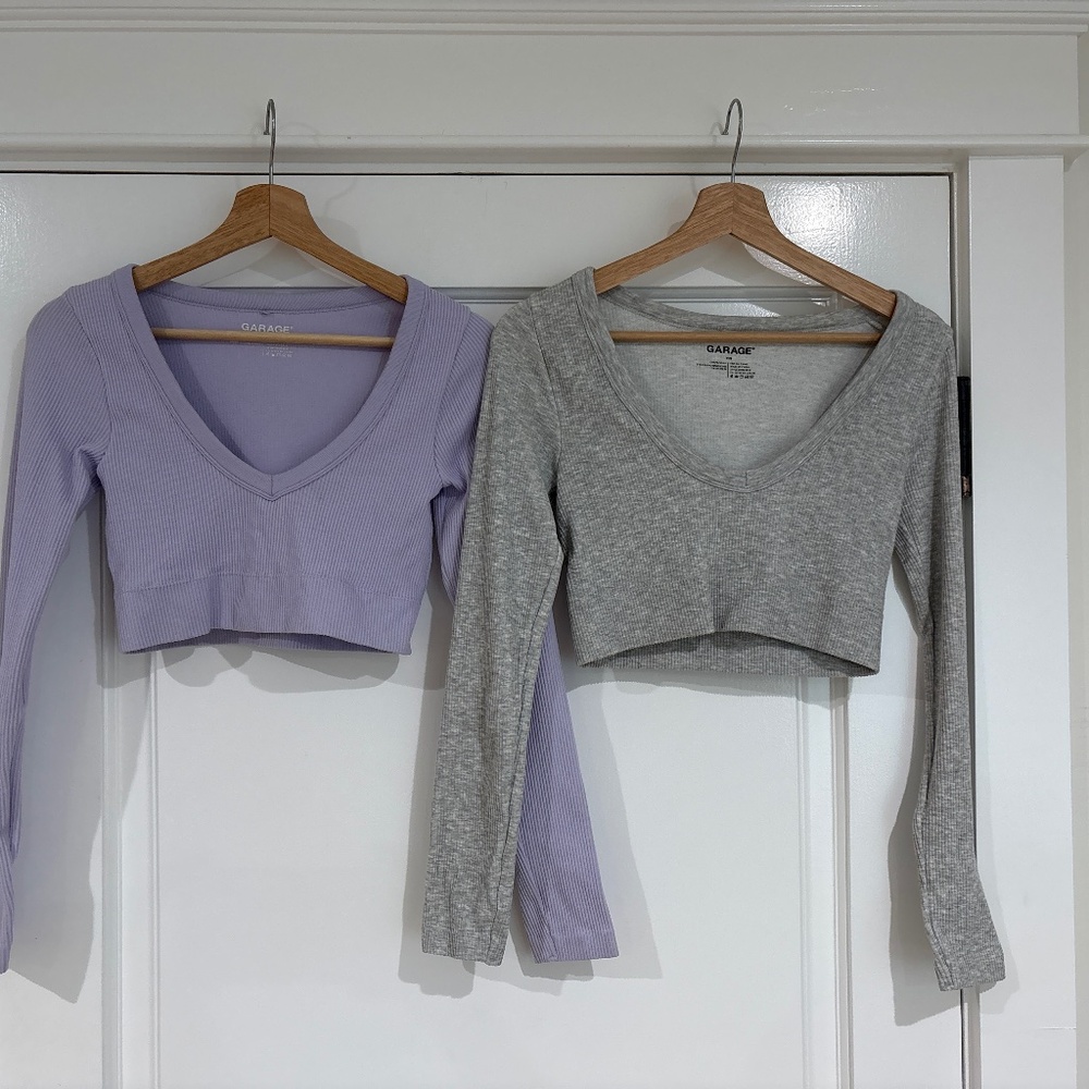 Two Garage Long Sleeve tops